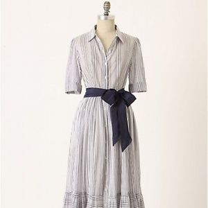 Anthropologie Sine Sand Skimmer Dress